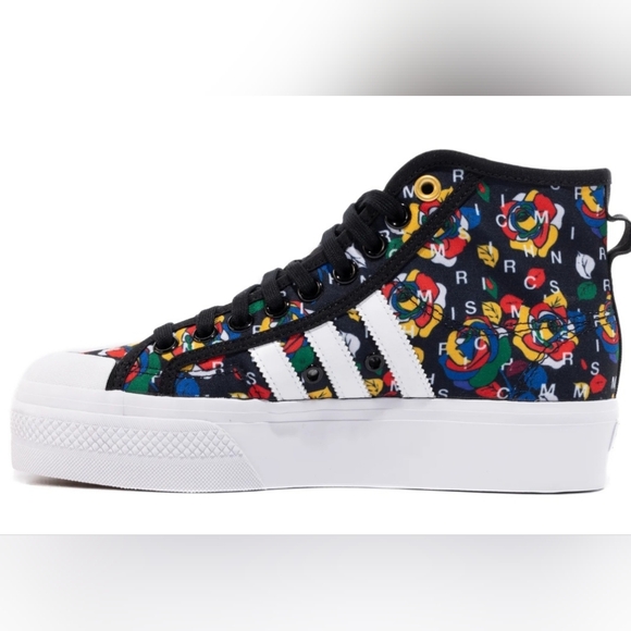 Adidas Nizza "Thebe Magugu" Limited Edition Colorful Platform Sneakers, New Sz:8 - Picture 7 of 8